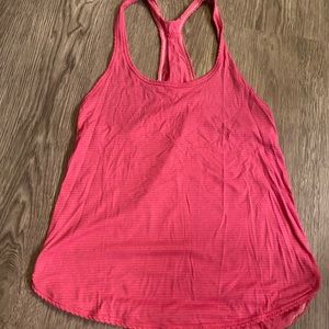 Pink lululemon tank top